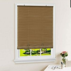 Achim Home Furnishings Vinyl Roll-Up Blind Cordles